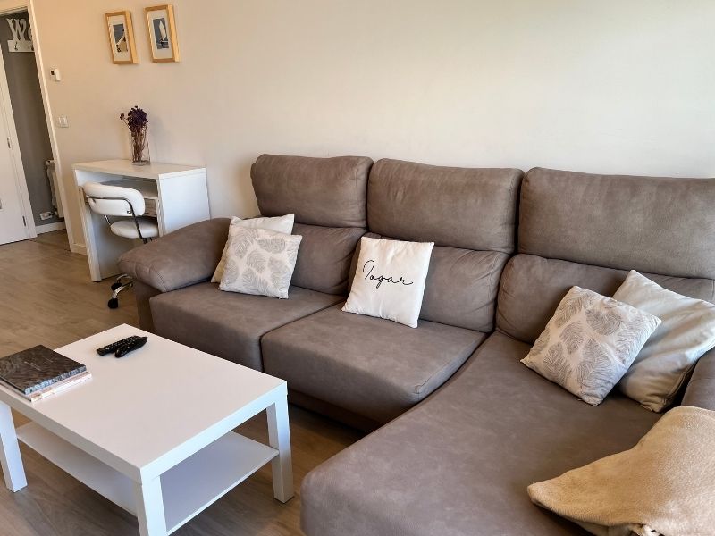 Salón del apartamento turístico en Baiona