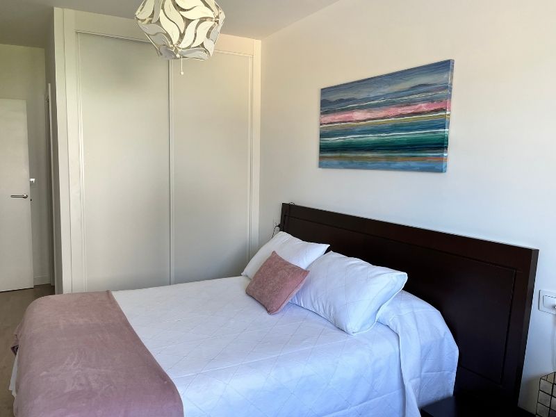 Dormitorio 1 del apartamento turístico en Baiona