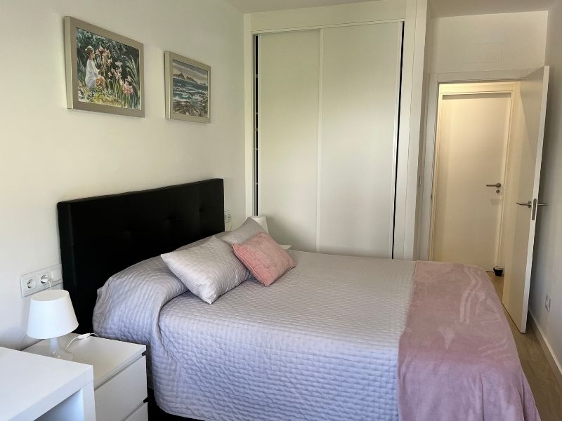 Dormitorio del apartamento turístico en Baiona